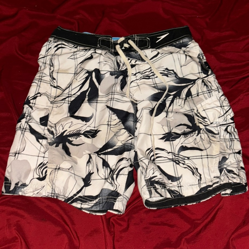 White and black trunks